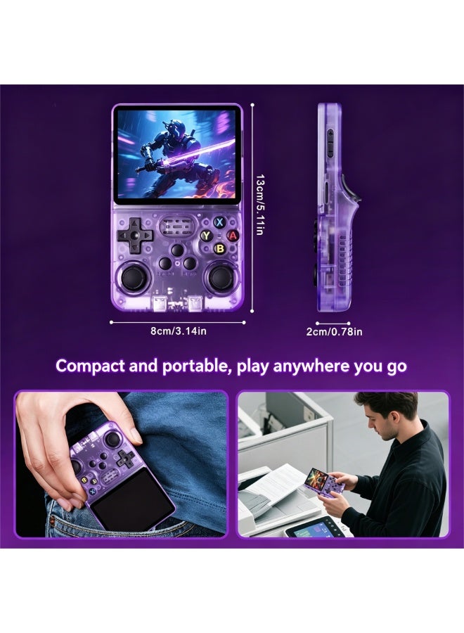 NexusTek R36S 3.5-inch Handheld Game Console | IPS HD Screen | Dual 3D Joysticks | WiFi Multiplayer Battle Mode | 3000mAh Long Battery | Built-in 128GB Storage Supports 30000+ Classic Games | Portable Gaming Console - Image 4