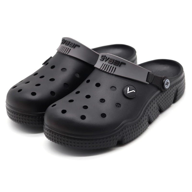 SVAAR Men's Designer Clogs || Sandals with Adjustable Back Strap for Men - Image 2