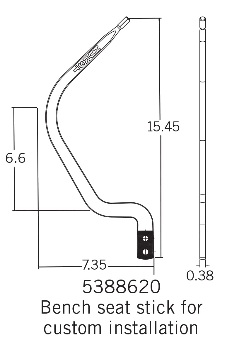 Hurst 5388620 Replacement Bench Seat Stick - Image 3