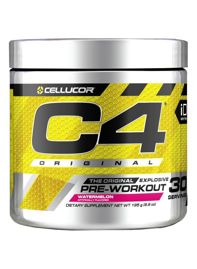 CELLECOR C4 Original Pre Workout - Watermelon - 195gm - 30 serving  - Image 1