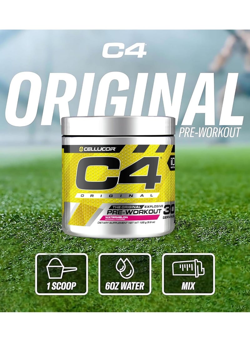 CELLECOR C4 Original Pre Workout - Watermelon - 195gm - 30 serving  - Image 3