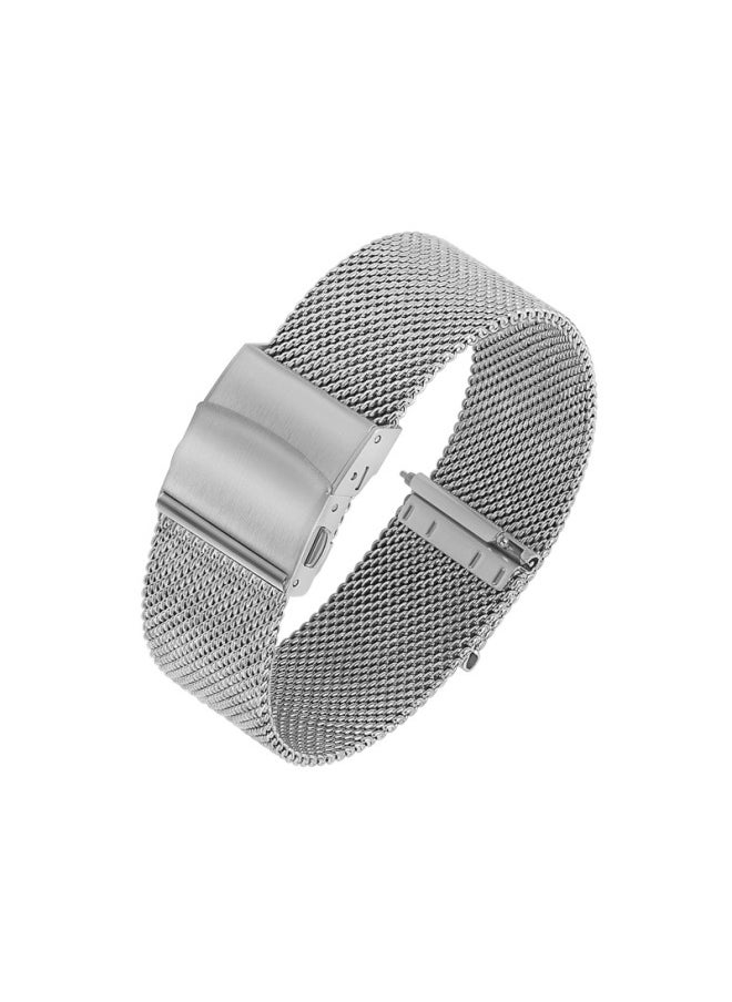 Generic - Quick Release Adjustable Milanese Stainless Steel Mesh Watch Band 0.6mm Thickness 12-24mm Width Large Quantity In Stock-Color:Coffee Color 0.6 Line Thickness: 1.8mm-Specifications:14mm - Image 1