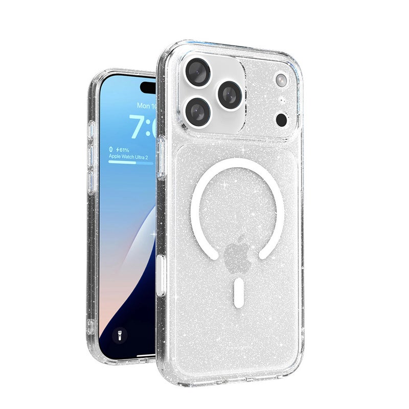 AURORA POWER SUPPORT IPHONE 17 PRO CLEAR AIR JACKET MAG HYBRID STARRY WITH CAMERA BUTTON - Image 2