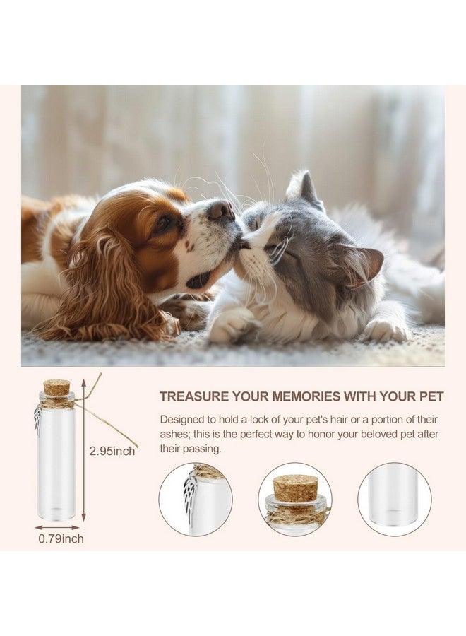 Malihome Pet Memorial Rotating Floating Picture Frame 4X6 Come With Pet Hair Memorial Glass Bottle Pet Loss Gifts Loss Of Cat Or Dog Sympathy Gift (You Were My Favorite Hello And My Hardest Goodbye) - Image 4