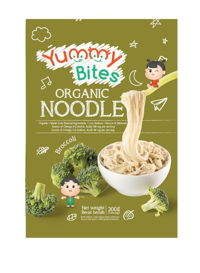 Yummy Bites Organic Noodles Broccoli - Image 1