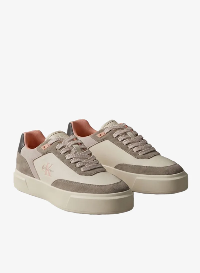 Calvin Klein  Suede and Leather Signature Trainers for Women | Best Price UAE