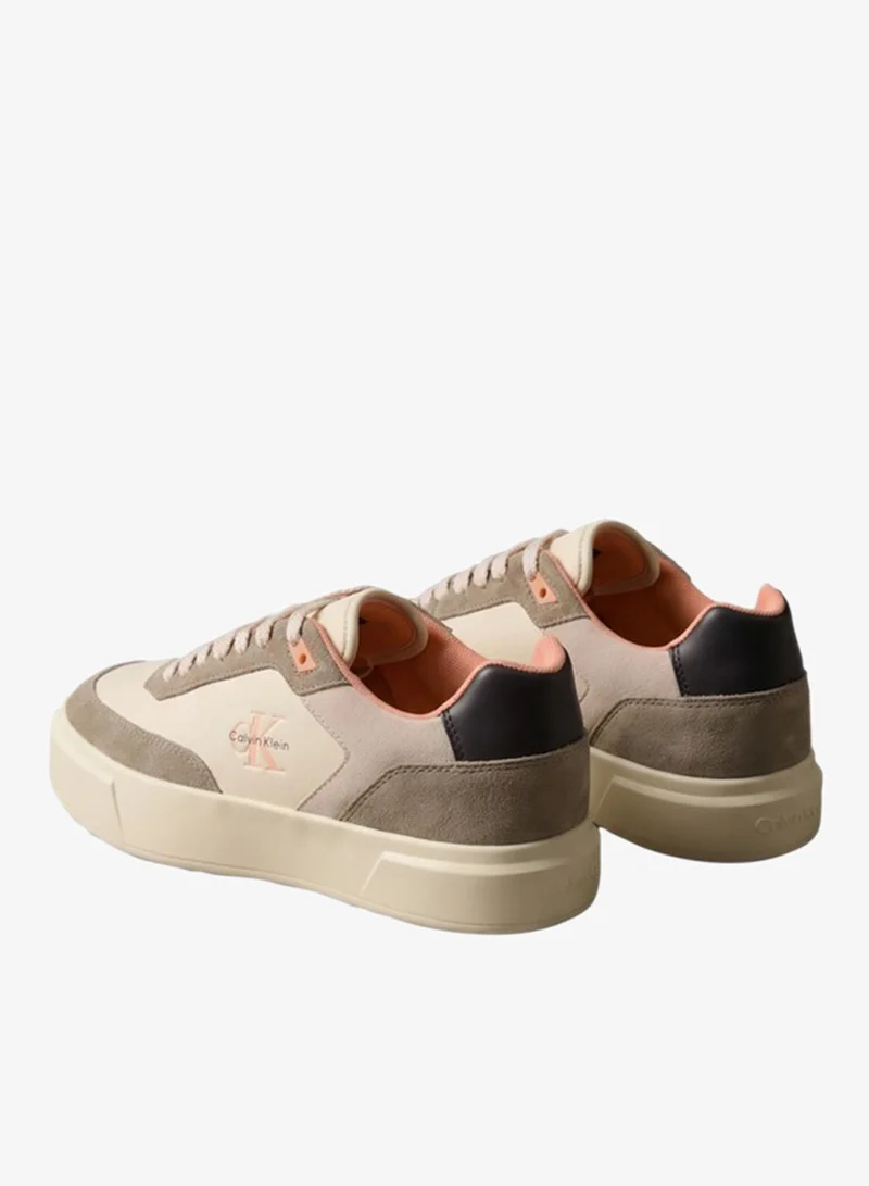 Calvin Klein  Suede and Leather Signature Trainers for Women | Best Price UAE