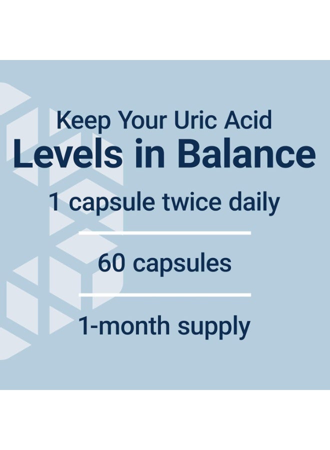 لايف إكستنشن مكمل غذائي للتحكم في حمض اليوريك، 60 كبسولة نباتية - يدعم توازن حمض اليوريك الصحي وراحة المفاصل - Image 5