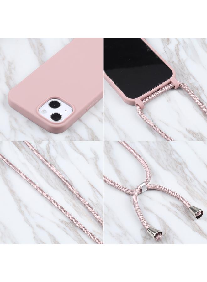 زبون جراب لهاتف iPhone 13، جراب واقٍ من مادة TPU بألوان الحلوى مع حبل - Image 5