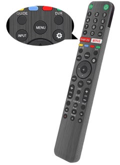 RMF-TX500U Universal Remote Control for Sony Smart TV Bluetooth Remote All Sony Bravia LED OLED LCD 4K UHD HDTV HDR Android TV, with Google Play, Netflix Button