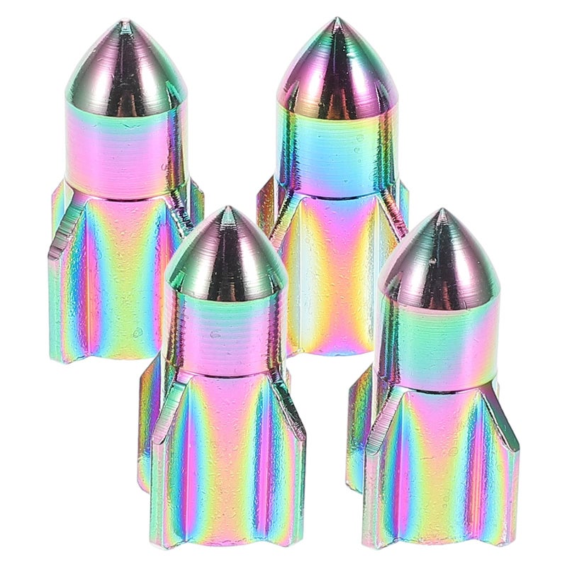 4 Pcs Aluminum Tire Valve Stem Caps For Car SUV Motorcycle Bike Wheel - Image 2
