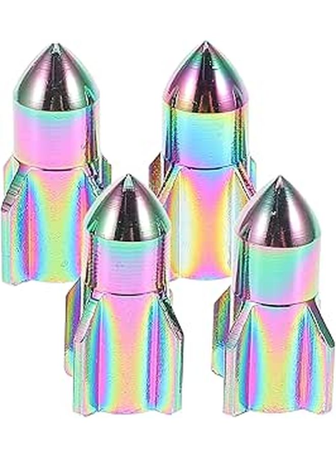 4 Pcs Aluminum Tire Valve Stem Caps For Car SUV Motorcycle Bike Wheel - Image 1