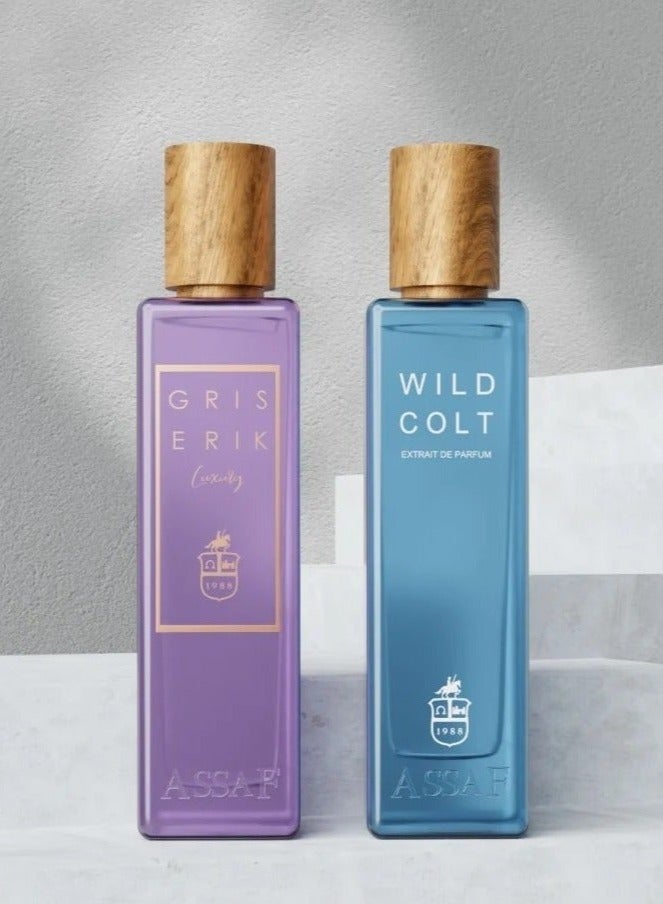 عساف وايلد كولد +جريس ايرك من عساف الاصلي 200ملي اودي بارفيوم - Image 1