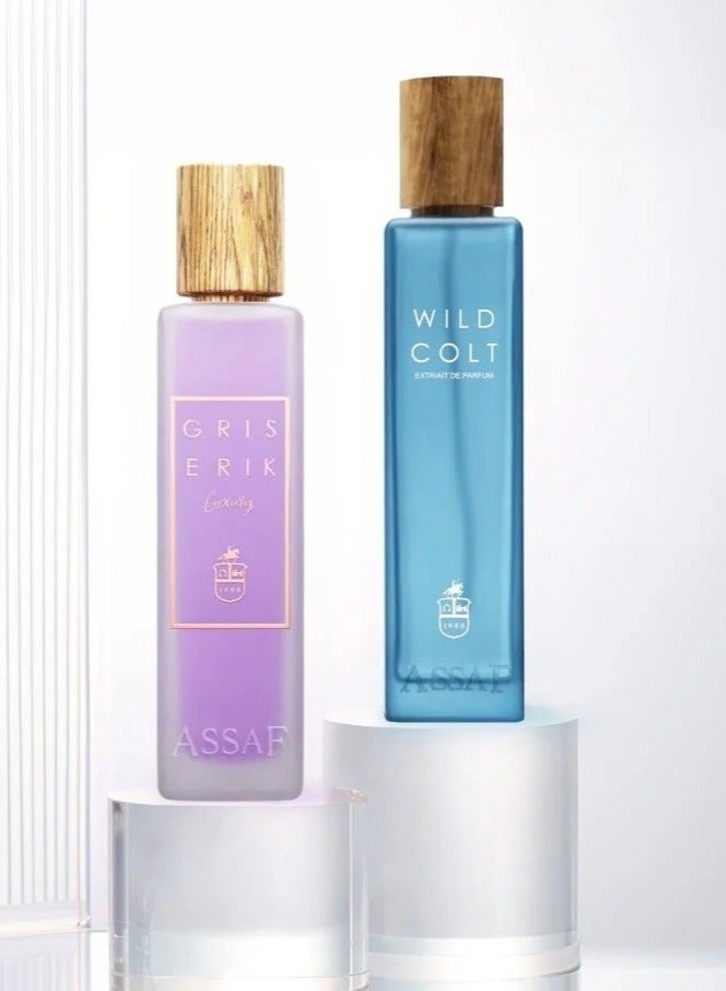 عساف وايلد كولد +جريس ايرك من عساف الاصلي 200ملي اودي بارفيوم - Image 3