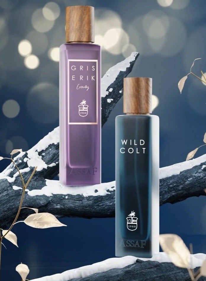 عساف وايلد كولد +جريس ايرك من عساف الاصلي 200ملي اودي بارفيوم - Image 4