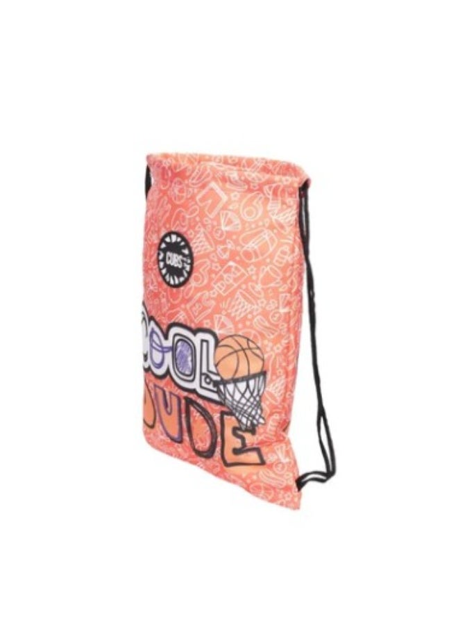 CUBS Cool Due Basketball Black string bag  - Image 3