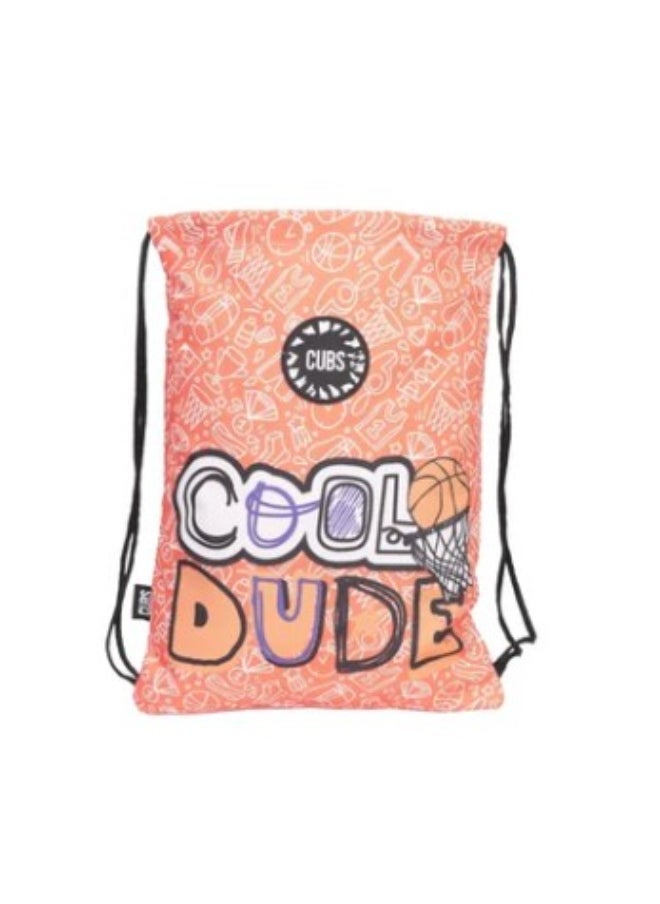 CUBS Cool Due Basketball Black string bag  - Image 1