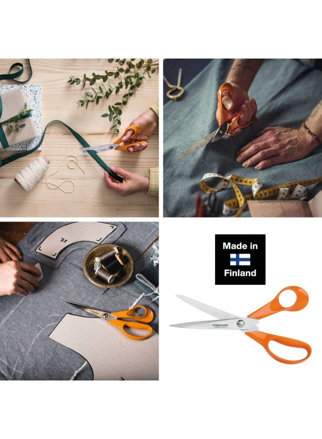 Fiskars Dressmaking Scissors, one size, Orange - Image 2