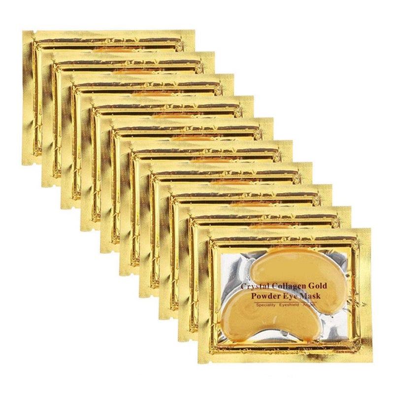 Adofect Under Eye Patches (30 Pairs)ï¼Œ24K Gold Eye Mask Collagen Eye Gel Mask with Collagen & Hyaluronic Acid for Puffy Eyes and Dark Circles, Skin Care for Men & Women Gift, Gold - Image 1