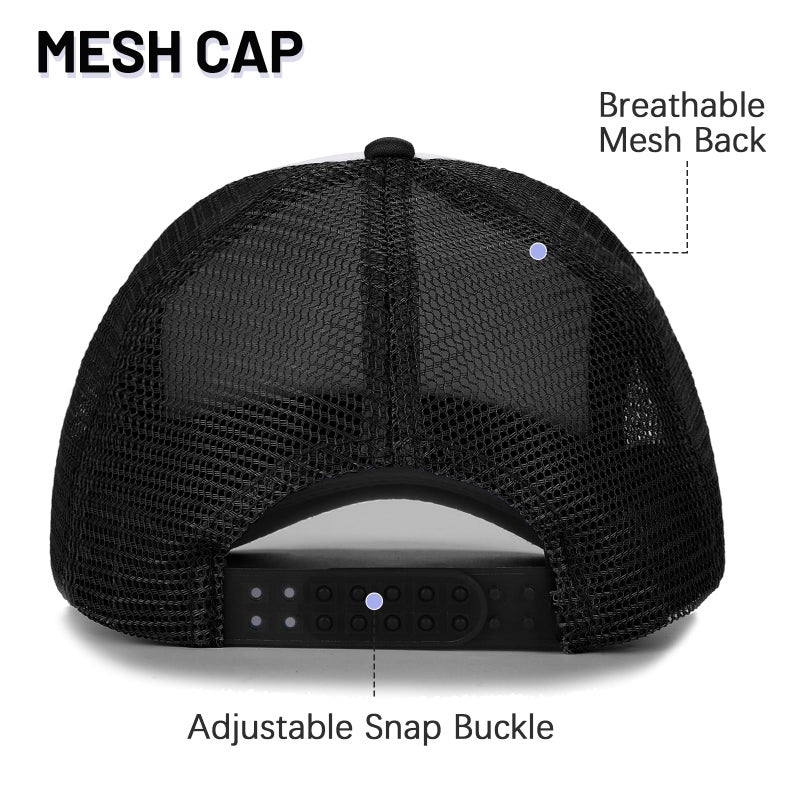 Ultrafun 10 Pack Trucker Hat Mesh Sublimation Blank Hats Adjustable Baseball Caps Hats for Men Women (Multicolor) - Image 4