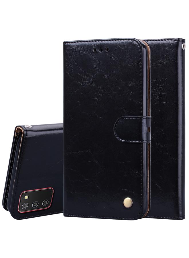 erorex Case For Samsung Galaxy A02s Oil Wax Texture Leather Phone Case - Image 1