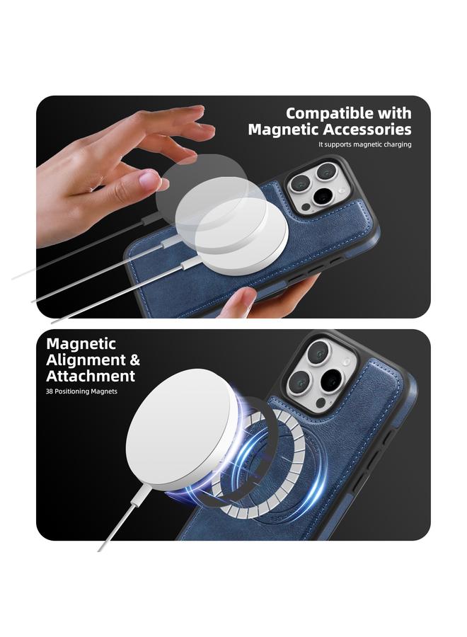 S-TOP Case For iPhone 15 Pro Shield Multi-functional MagSafe Card Bag Phone Case - Image 3