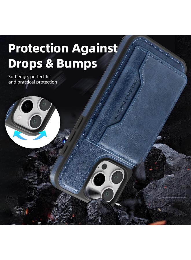 S-TOP Case For iPhone 15 Pro Shield Multi-functional MagSafe Card Bag Phone Case - Image 5