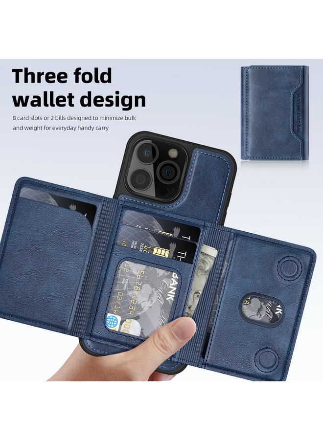 S-TOP Case For iPhone 15 Pro Shield Multi-functional MagSafe Card Bag Phone Case - Image 4