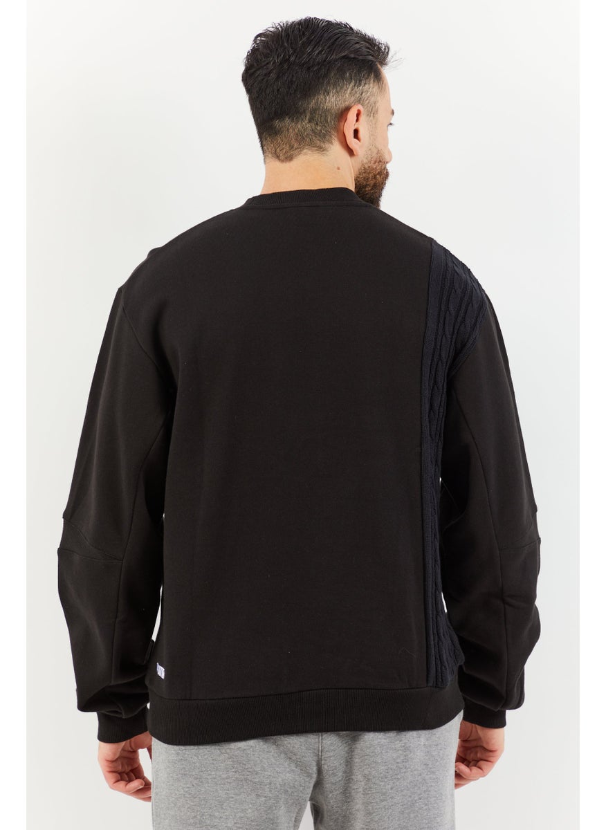 PUMA Men Regular Fit Training Sweatshirt, Black  - Image 2