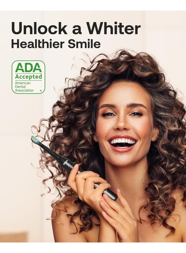 Bitvae D2 Sonic Electric Toothbrush for Adults | Automatic Toothbrush Electric | 5 Cleaning Modes | 8 Toothbrush Heads | Travel Toothbrush with Case | Electric Brush for Deep Cleaning - Image 3