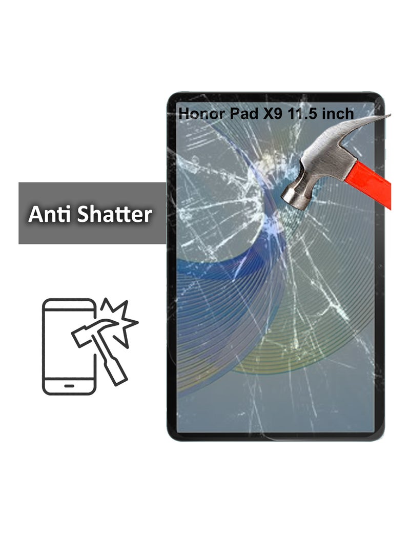 Honor Pad X9 11.5 inches - Tempered Glass Screen Protector - Premium HD Delicate Touch , Higher Transparency , Easy to Install ,Anti-scratch and Bubble-free Screen Protector - Clear - Image 3