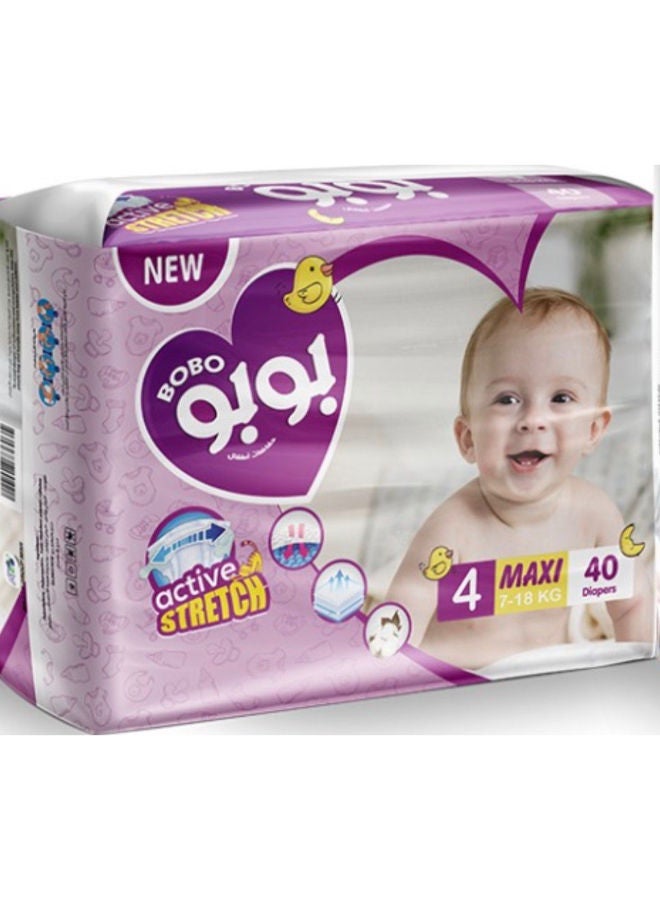 Maxi diapers Size 4 (40pcs)