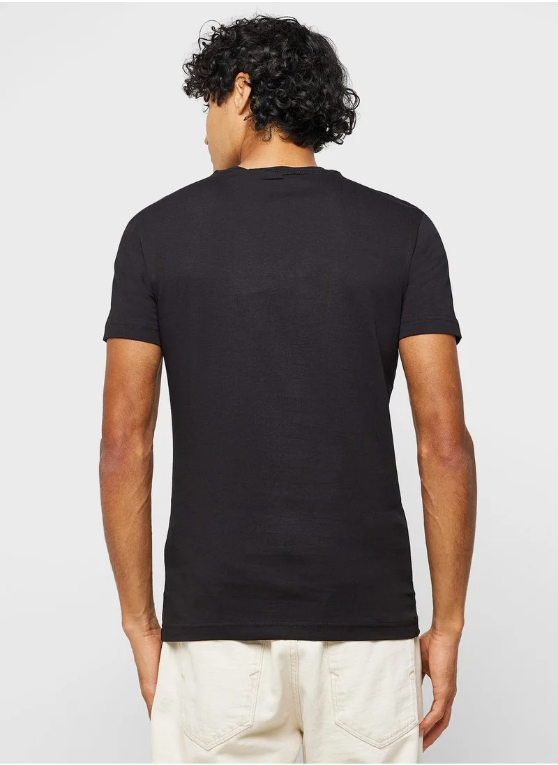 Calvin Klein Jeans Logo Crew Neck T-Shirt
