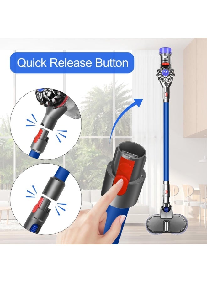 YOUWE7 عصا تمديد الأنبوب YOUWE7 متوافقة مع موديلات Dyson V7 V8 V10 V11 V15، أجزاء بديلة لقضيب العصا سريع الفك المتوافق مع ملحقات المكنسة الكهربائية اللاسلكية Dyson - Image 5