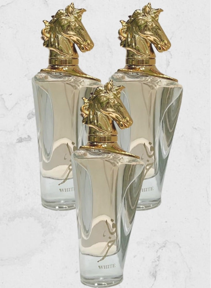 White 3 Pieces Fakher White Edition EDP 100ML - Image 1