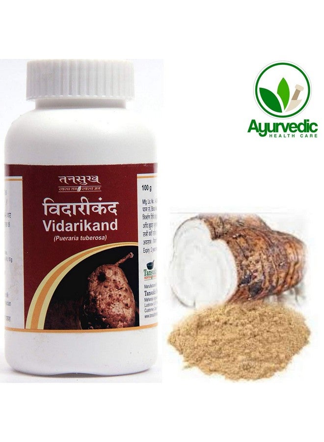 Tansukh Vidarikand Powder Original Ayurvedic Churna | Bidharkand Powder | Pack of 2 -- 100 gram X 2 = 200 gram - Image 4