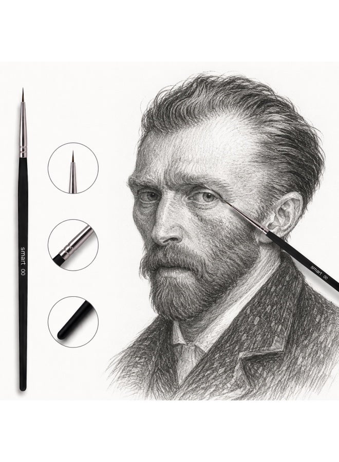 سمارت فرشاة رسم دائرية من سمارت سوداء 00 (2 صفر) - Image 2