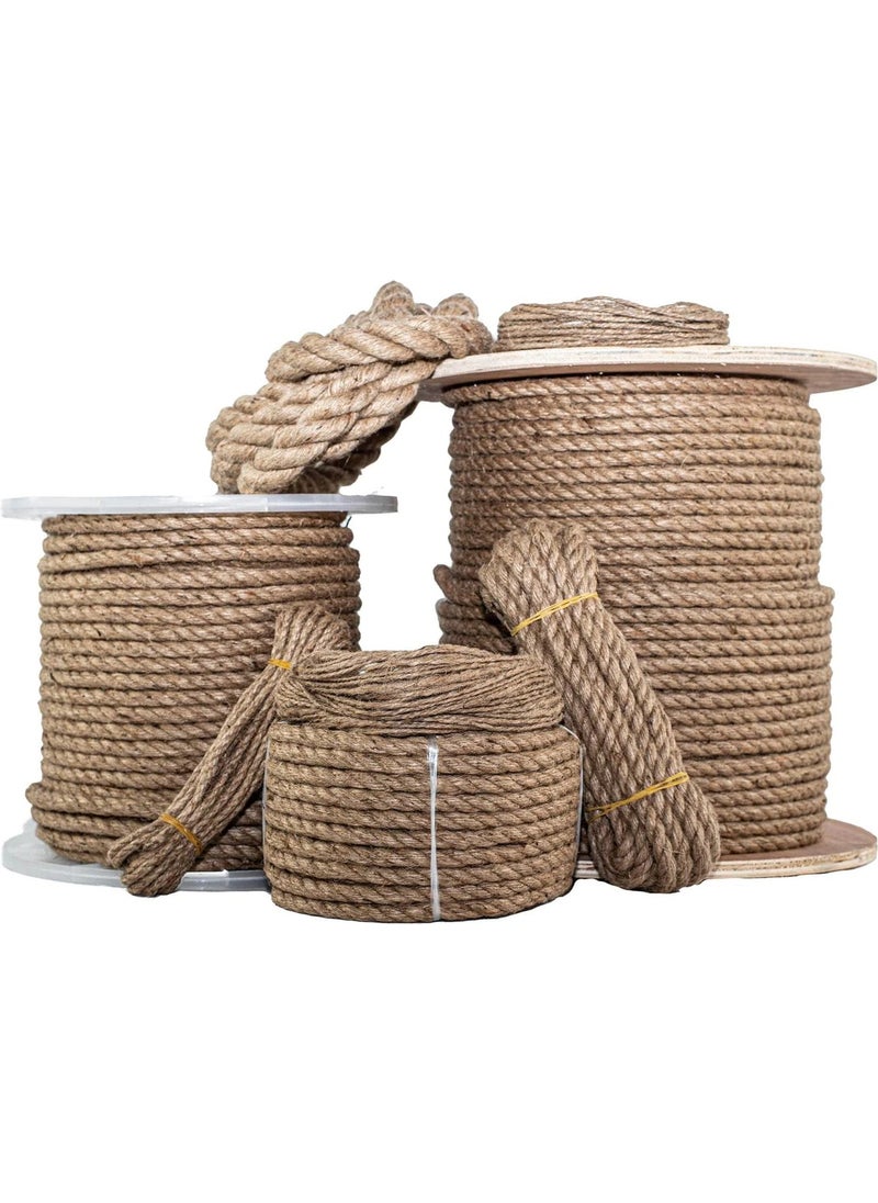 Kafenn - Jute Straw Braided Decoration Rope 4 mm 50 mt - Image 1