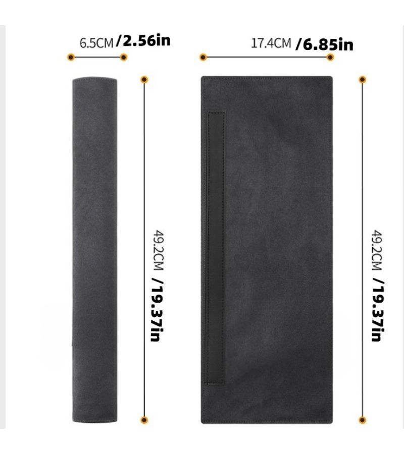 Pink PU Leather Shoulder Pad Covers Comfortable Universal Fit Car SUV Seat Belt Protector - Image 2