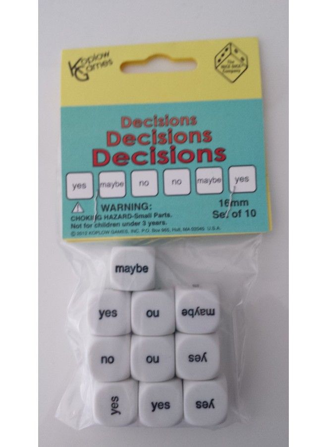 Koplow Games Decisions Dice Set Of 10 - Image 1