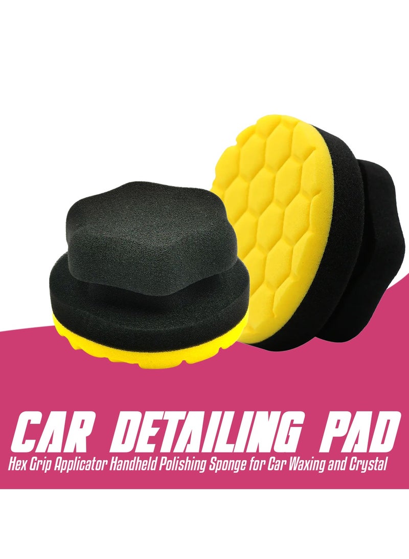 Comfortable Grip Car Detailing Sponge Foam Pad Applicator For Waxing And Polishing - Image 1