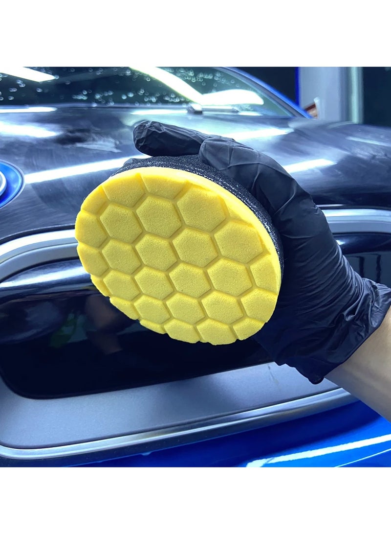 Comfortable Grip Car Detailing Sponge Foam Pad Applicator For Waxing And Polishing - Image 4