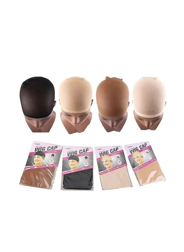 Estelle Estelle 14PCS ,12PCS,24PCS Nylon Stocking Close End Wig Caps for Women and Men  - Image 2