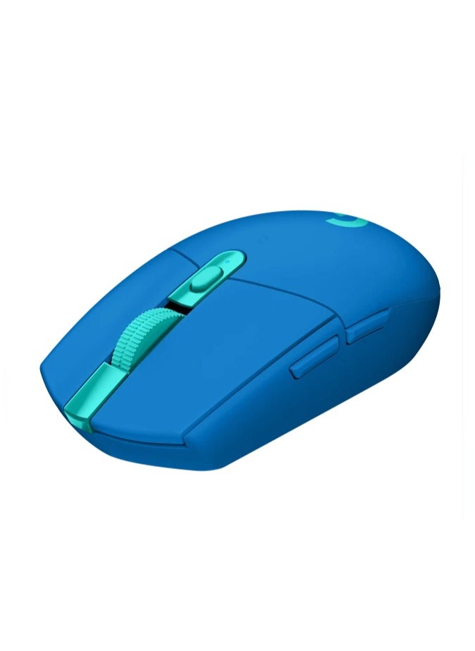 LOGI Logitech G304 Lightspeed wireless gaming mouse,HERO Sensor,Zero smoothing/acceleration/filtering,200 – 12,000 DPI,6 Programmable Button,250h Battery Life,On-Board Memory,Blue  - Image 3