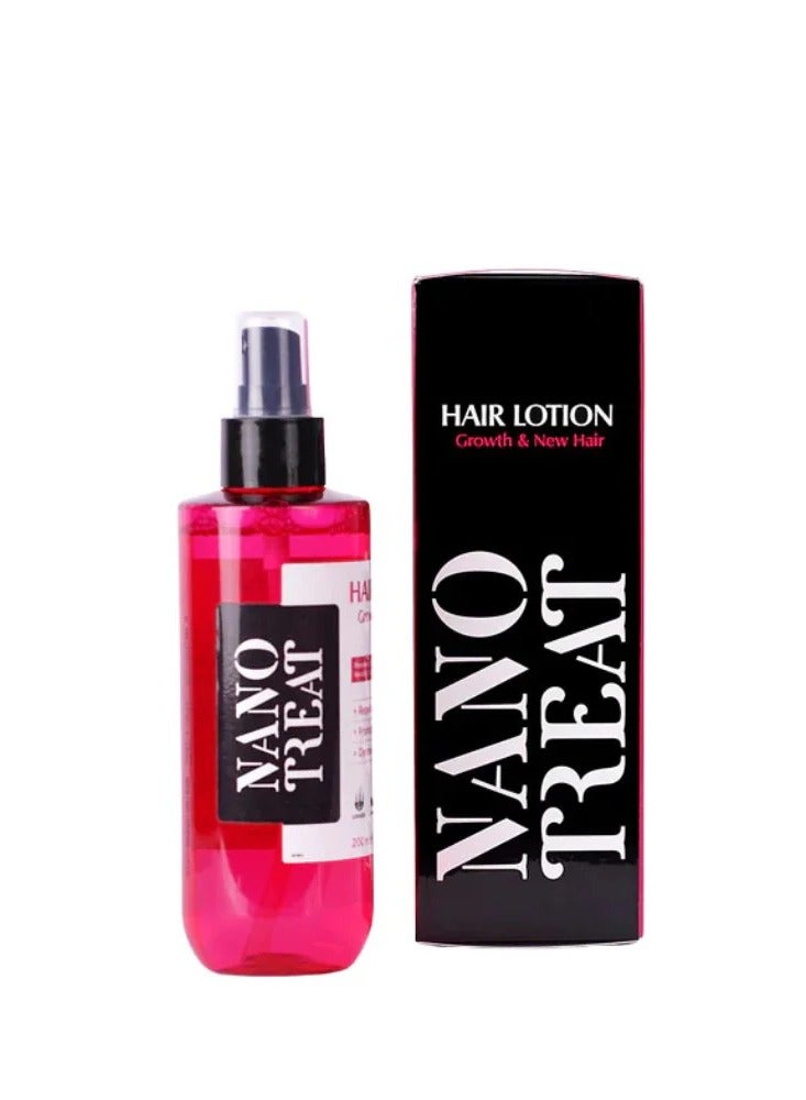 Nano Treat Hair Lotion Growth & New Hair Caffeine, Rosemary and Biotin 200ml