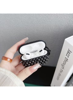 Generic Sheep Point Drill Earphone Set Suitable For Apple Headset Wireless Bluetooth Airpods Pro2 Generation Solid Color Protective Cover-Colour:Transparent Black-Applicable Model:Airpods1/2 Generation  - Image 3
