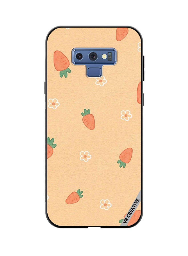 Protective Case Cover For Samsung Galaxy Note 9 Carrot Design Multicolour