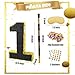 PCFING 20 Inch Number 1 Piata Gold Black with 30 Inch Piata Stick Blindfold Confetti for Man Women Boys Girls Birthday Party Decorations Anniversary Celebration Fiesta - Image 4