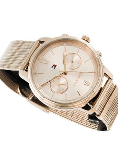 TOMMY HILFIGER Tommy Hilfiger Analogue Multifunction Quartz Watch for women with Carnation gold colored Stainless Steel mesh bracelet - 1782303  - Image 4
