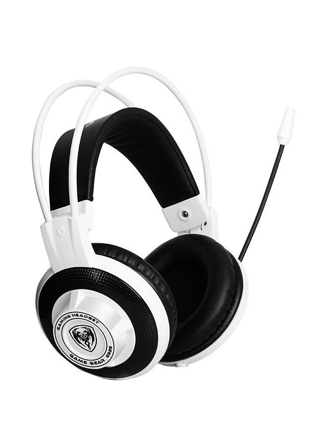 Somic - SOMIC G925 Wired Head-mounted Gaming Headset with 40mm Driver Unit Omnidirectional Noise Reduction Microphone White White - Image 1